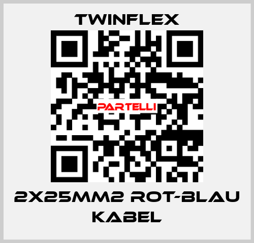 2X25MM2 ROT-BLAU KABEL Twinflex