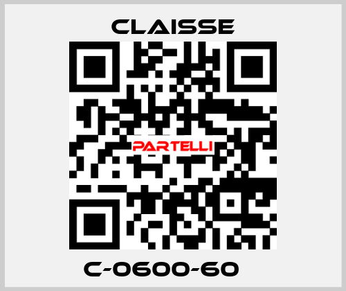 C-0600-60    Claisse