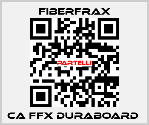 CA FFX DURABOARD  Fiberfrax