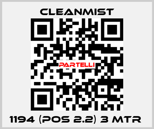 1194 (pos 2.2) 3 mtr  CleanMist