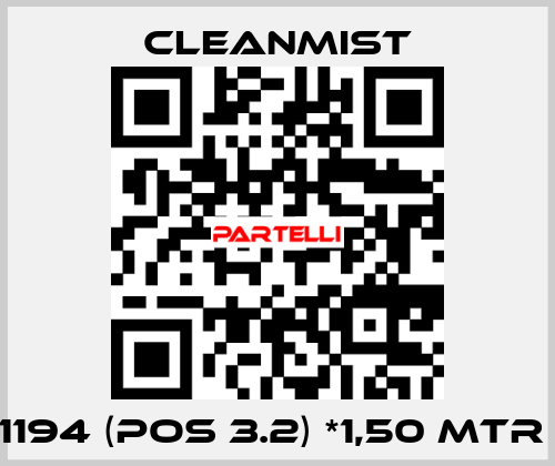 1194 (pos 3.2) *1,50 mtr  CleanMist