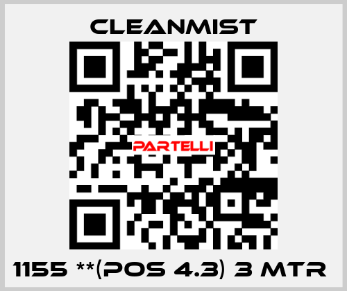 1155 **(pos 4.3) 3 mtr  CleanMist