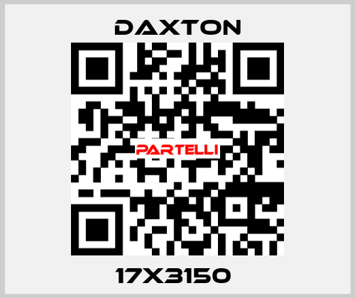 17X3150  DAXTON