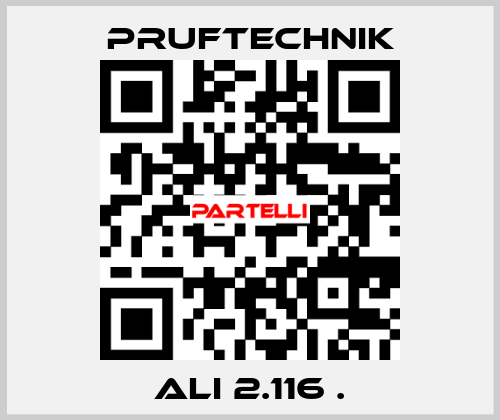 ALI 2.116 . Pruftechnik