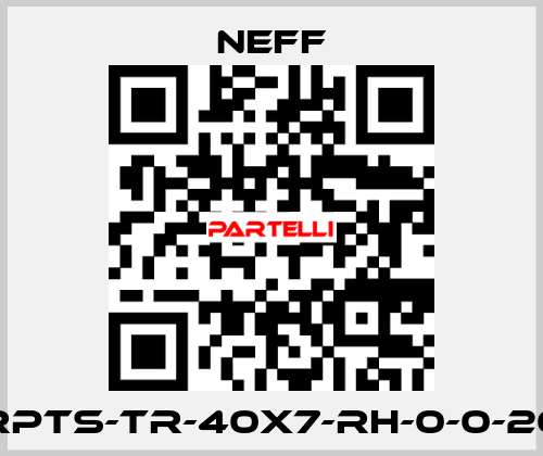 TGS-RPTS-Tr-40x7-RH-0-0-2000-0 Neff