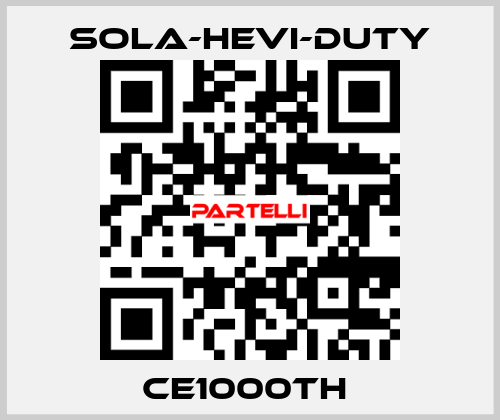 CE1000TH  Sola-Hevi-Duty