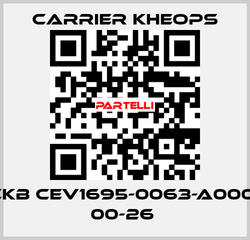 CKB CEV1695-0063-A0001 00-26  Carrier Kheops