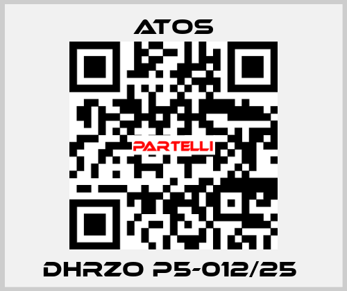 DHRZO P5-012/25  Atos