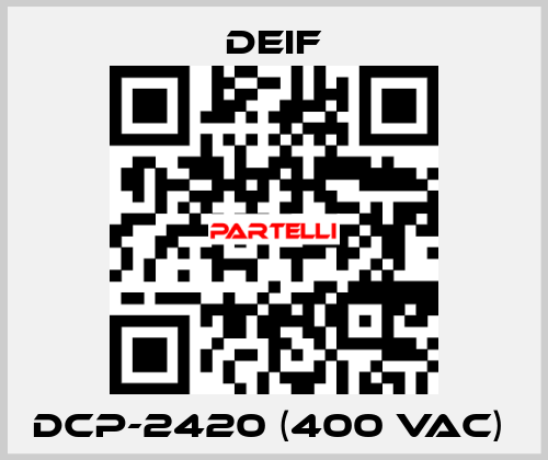 DCP-2420 (400 VAC)  Deif