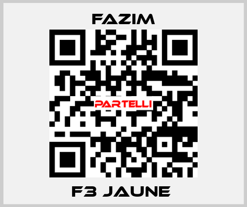 F3 JAUNE  Fazim