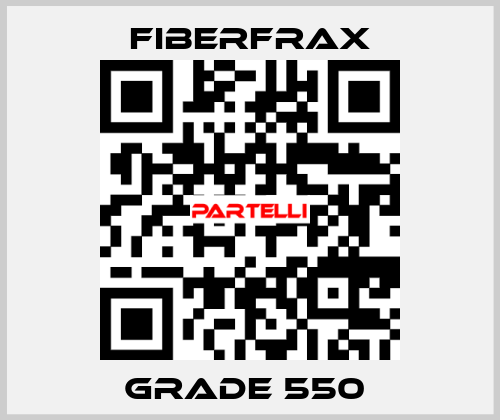 GRADE 550  Fiberfrax