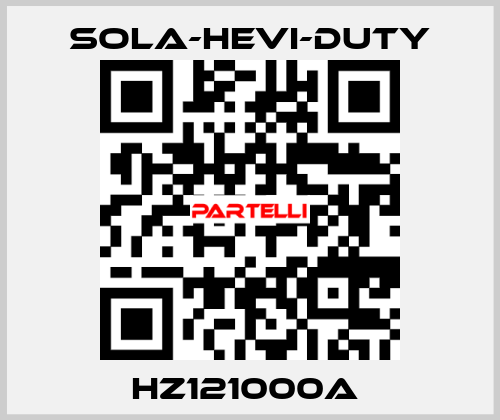 HZ121000A  Sola-Hevi-Duty