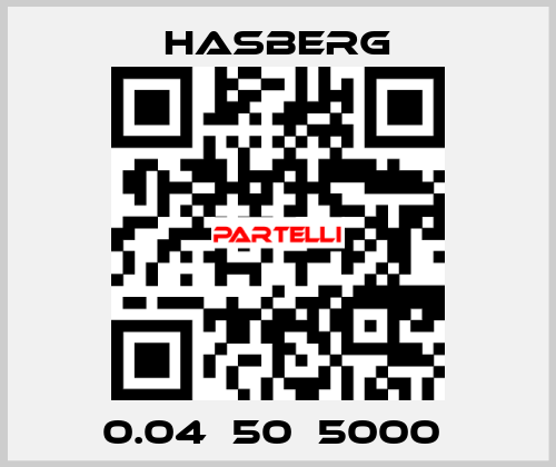 0.04х50х5000  Hasberg