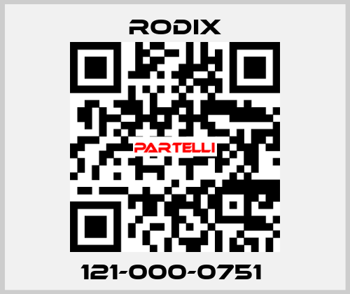 121-000-0751  Rodix