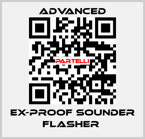 Ex-Proof Sounder Flasher  Advanced