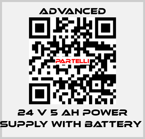 24 V 5 Ah Power Supply with Battery  Advanced