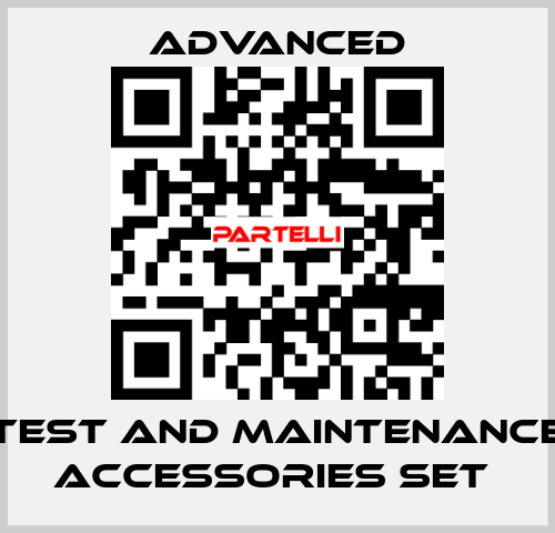 Test and Maintenance Accessories Set  Advanced