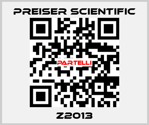 Z2013 Preiser Scientific