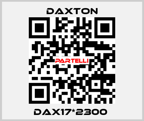 DAX17*2300  DAXTON