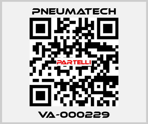 VA-000229 Pneumatech