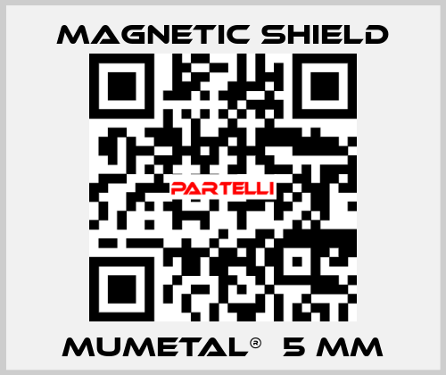 MuMetal®  5 mm Magnetic Shield