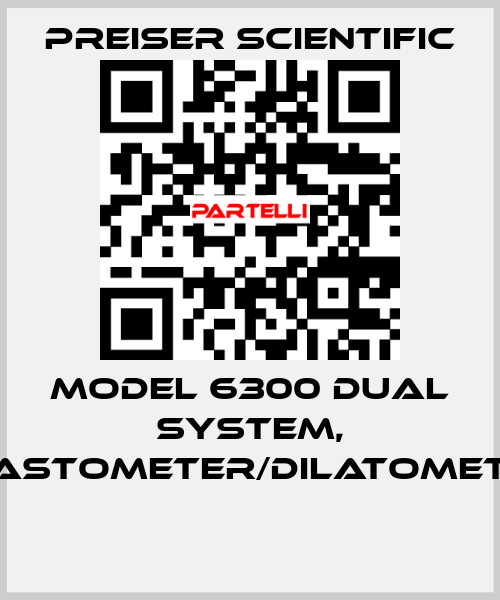 Model 6300 Dual System, Plastometer/Dilatometer  Preiser Scientific