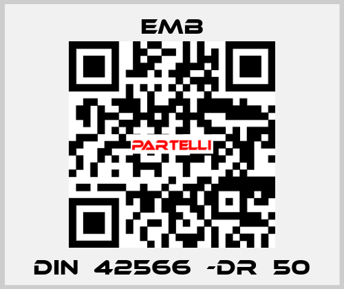 DIN  42566  -DR  50 Emb