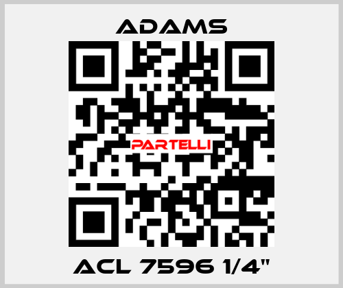 ACL 7596 1/4" ADAMS