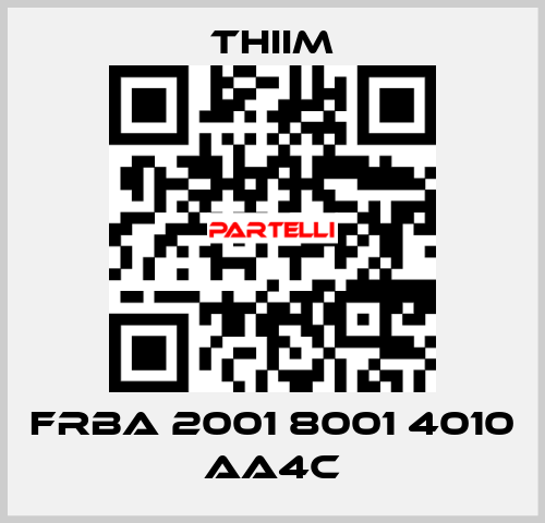 FRBA 2001 8001 4010 AA4C Thiim