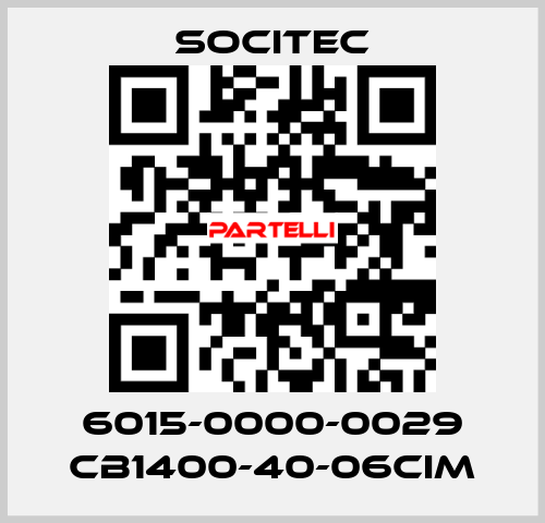 6015-0000-0029 CB1400-40-06CIM Socitec