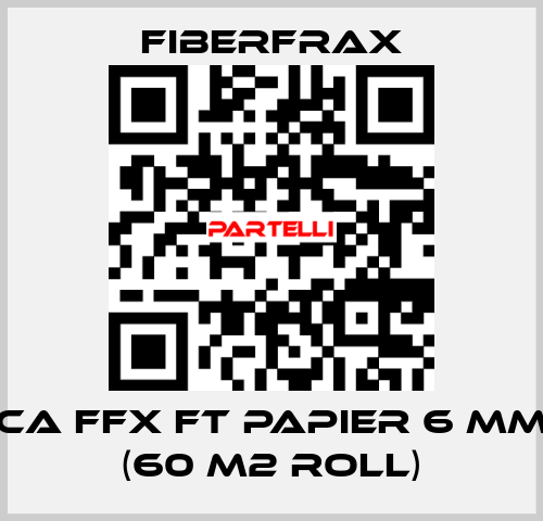 CA FFX FT PAPIER 6 MM (60 m2 roll) Fiberfrax