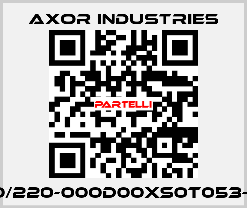 SSAX75S40/220-000D00XS0T053-SC000R1XX Axor Industries