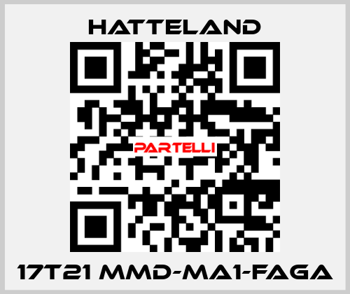 17T21 MMD-MA1-FAGA HATTELAND