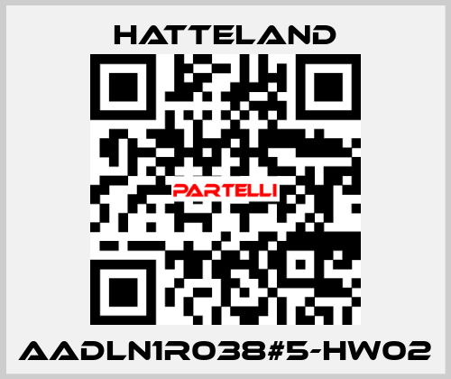 AADLN1R038#5-HW02 HATTELAND