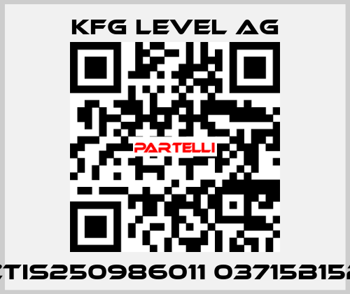 ZTIS250986011 03715B152 KFG Level AG