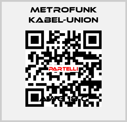 AWG 18 C METROFUNK KABEL-UNION