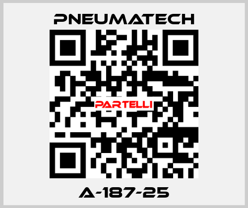 A-187-25 Pneumatech