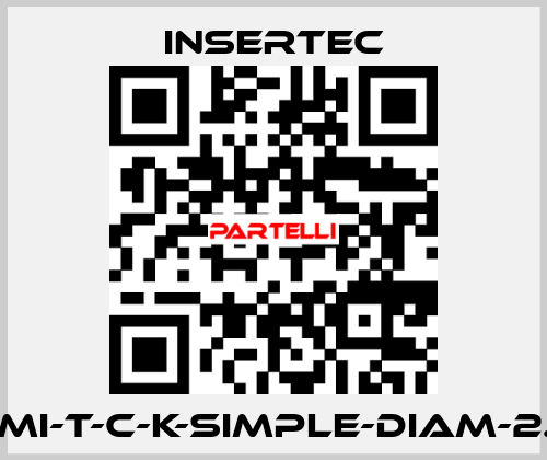 UMI-T-C-K-SIMPLE-DIAM-2.5 Insertec