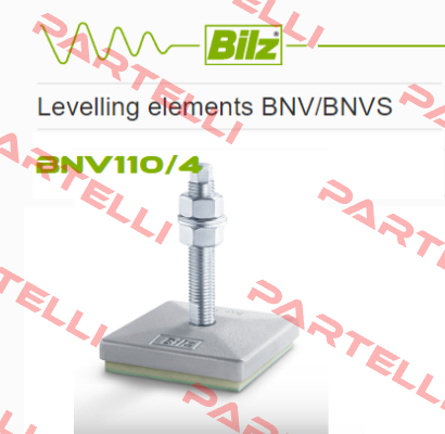 P/N: 08-0004, Type: BNV110/4# Bilz Vibration Technology