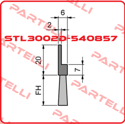 STL3002D-540857 Mink Bürsten