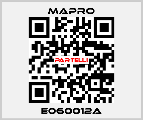 E060012A Mapro