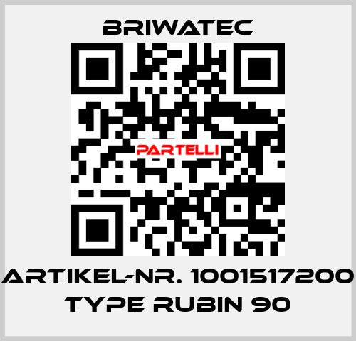 Artikel-Nr. 1001517200 Type RUBIN 90 Briwatec