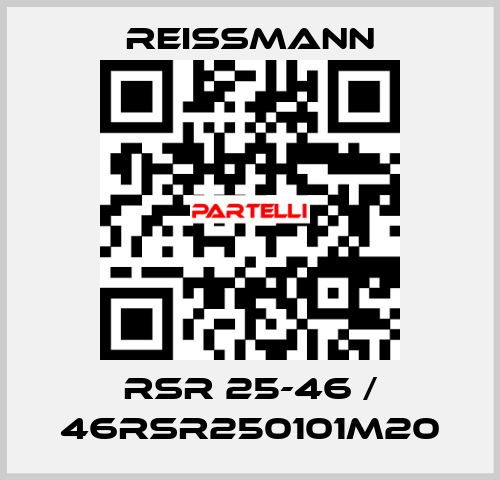 RSR 25-46 / 46RSR250101M20 Reissmann