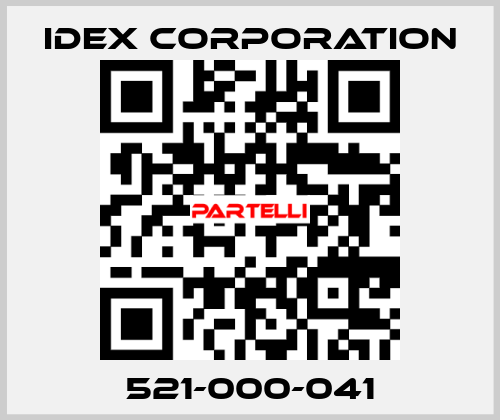 521-000-041 IDEX Corporation