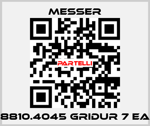 8810.4045 GRIDUR 7 EA Messer