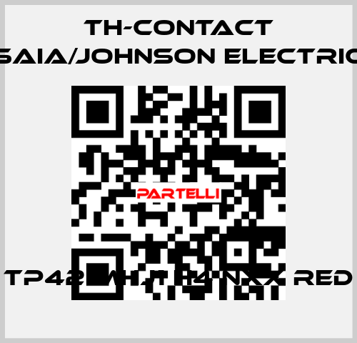 TP42 MHJ1 H4 NXX RED TH-Contact (Saia/Johnson Electric)