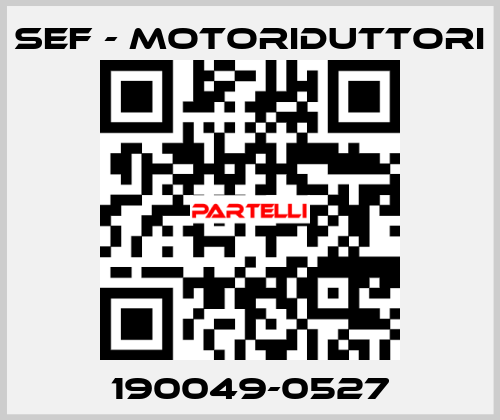 190049-0527 SEF - MOTORIDUTTORI