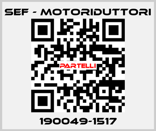 190049-1517 SEF - MOTORIDUTTORI