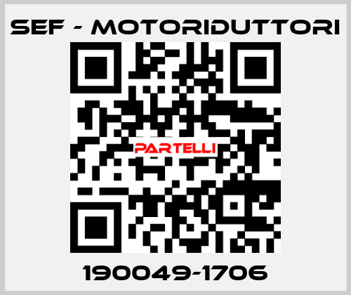 190049-1706 SEF - MOTORIDUTTORI