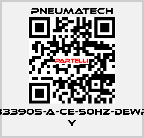 PB3390S-A-CE-50HZ-DEWPO Y Pneumatech